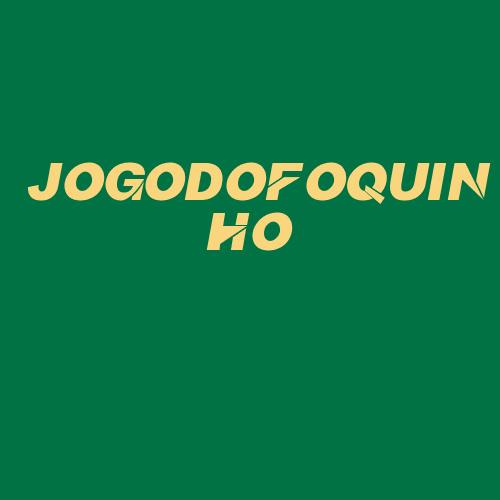 Logo da JOGODOFOQUINHO